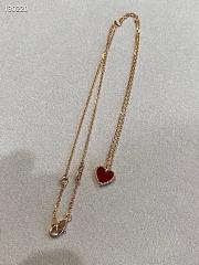 Van Cleef & Arpels Red Heart Pendant Rose Gold - 2