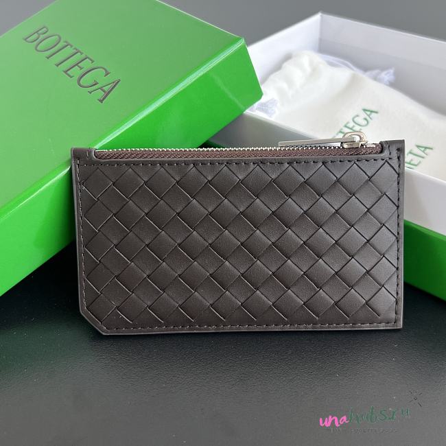 Bottega Veneta Intrecciato Piccolo Zipped Card Case 12*7*0.5cm - 1