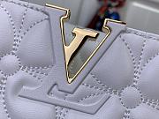 Louis Vuitton Capucines East-West Mini white bloom effect - 12 x 8 x 22 cm - 3