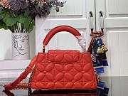 	 Louis Vuitton Capucines East-West Mini red bloom effect - 12 x 8 x 22 cm - 3
