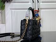 	 Louis Vuitton Capucines East-West Mini Black bloom effect - 12 x 8 x 22 cm - 5