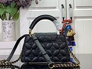 	 Louis Vuitton Capucines East-West Mini Black bloom effect - 12 x 8 x 22 cm - 4