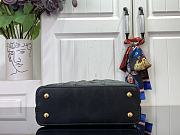 	 Louis Vuitton Capucines East-West Mini Black bloom effect - 12 x 8 x 22 cm - 3