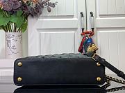 Louis Vuitton Capucines East-West MM Black bloom effect - 33x19x9cm - 6