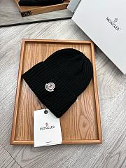 Moncler Logo Patch Knitted Beanie - 6