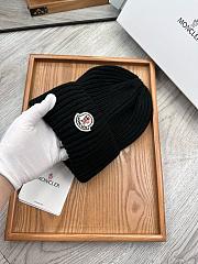 Moncler Logo Patch Knitted Beanie - 3