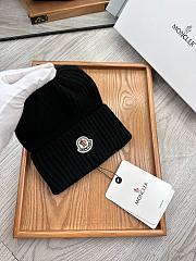 Moncler Logo Patch Knitted Beanie - 4