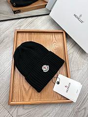 Moncler Logo Patch Knitted Beanie - 2