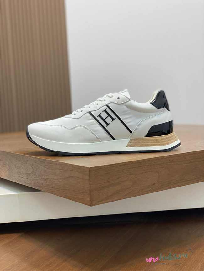 Hermes White Sneakers H Logo - 1