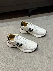 Hermes White Leather Sneakers  - 1