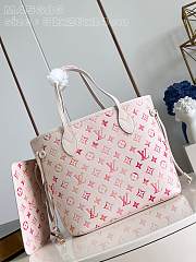 Louis Vuitton Neverfull MM Sunrise Aquarelle Monogram Empreinte Leather M47080 - 1