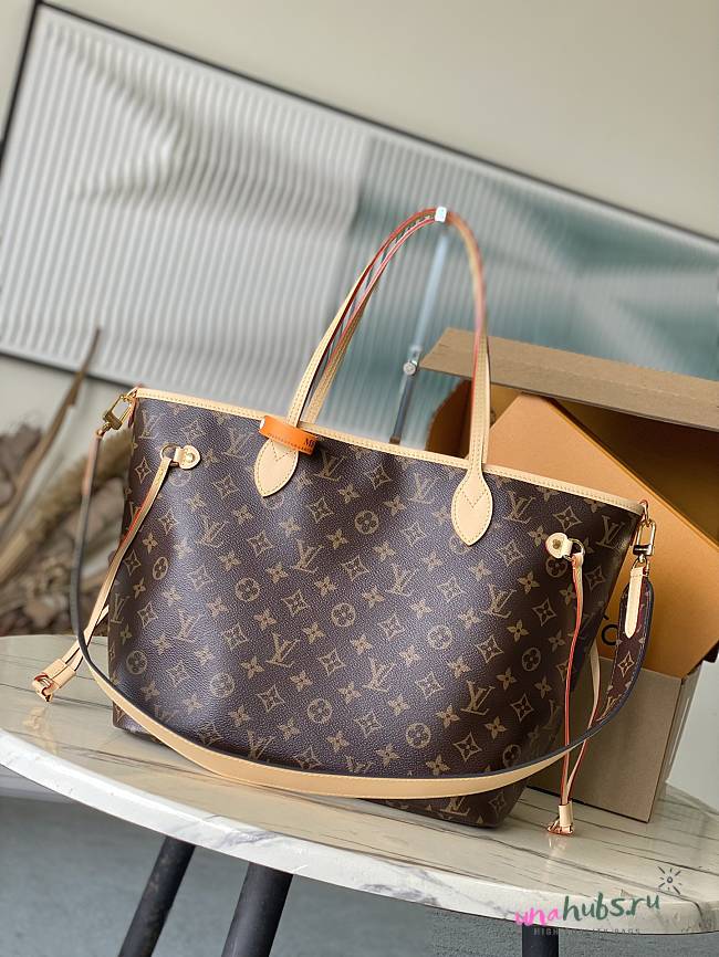 Louis Vuitton Neverfull Bandoulière Inside Out Beige 28 x 14 x 31cm - 1