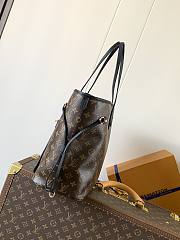 	 Louis Vuitton Neverfull With Pouch Black Color 32*27*14cm - 6