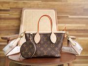 Louis Vuitton Nevefull BB Brown Monogram Pink Strap - 24 x 14 x 9cm - 1