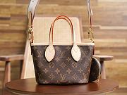 Louis Vuitton Nevefull BB Brown Monogram Pink Strap - 24 x 14 x 9cm - 3
