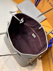 Louis Vuitton Neverfull MM Taupe Empreinte Bag 31x28x14cm - 5