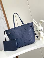 Louis Vuitotn Neverfull MM Monogram Empreinte Dark Navy - 31*28*14cm - 1