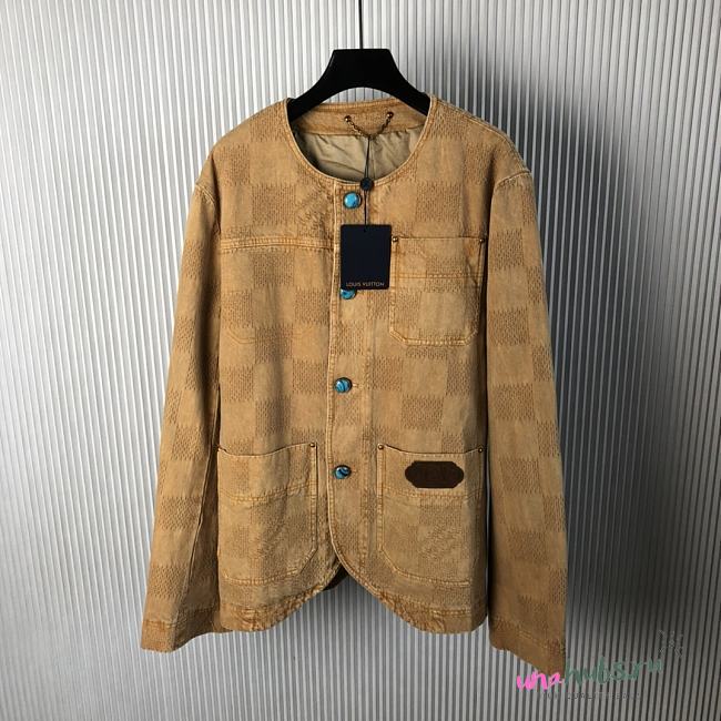 Louis Vuitton Damier Collarless Workwear Cotton Set - 1
