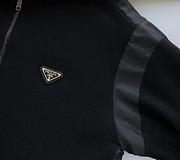 Prada Technical fleece cardigan with duchesse details - 6