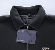 Prada Technical fleece cardigan with duchesse details - 5