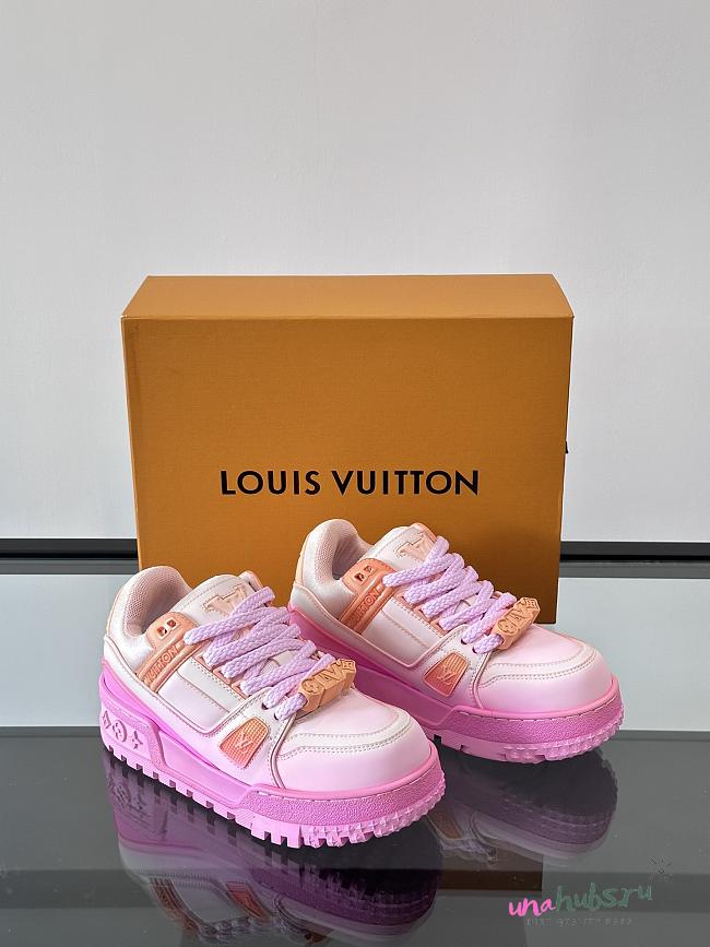 Louis Vuitton Trainer Maxi Pink Sneaker - 1