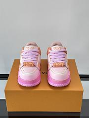 Louis Vuitton Trainer Maxi Pink Sneaker - 3