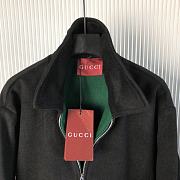 Gucci logo-jacquard bomber jacket - 4