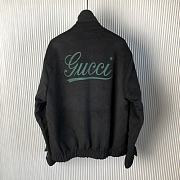 Gucci logo-jacquard bomber jacket - 3