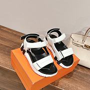 Hermes Junior leather sandal - 4