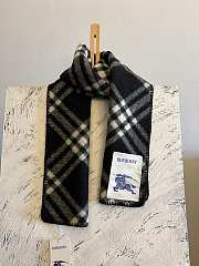 Burberry reversible checked wool scarf   - 182*30CM - 5