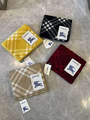 Burberry reversible checked wool scarf   - 182*30CM - 1