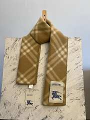 Burberry reversible checked wool scarf   - 182*30CM - 4