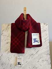 Burberry reversible checked wool scarf   - 182*30CM - 3