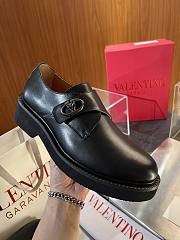 Valentino Garavani VLogo Signature leather monk loafer  - 3