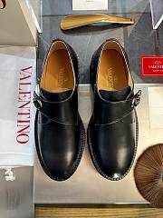 Valentino Garavani VLogo Signature leather monk loafer  - 4