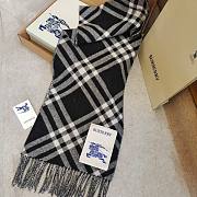 Burberry Reversible Check Rose Cashmere Scarf 180*30CM - 1