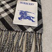 Burberry Reversible Check Rose Cashmere Scarf 180*30CM - 4