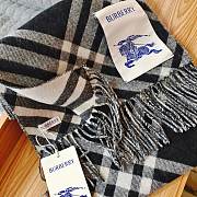 Burberry Reversible Check Rose Cashmere Scarf 180*30CM - 3