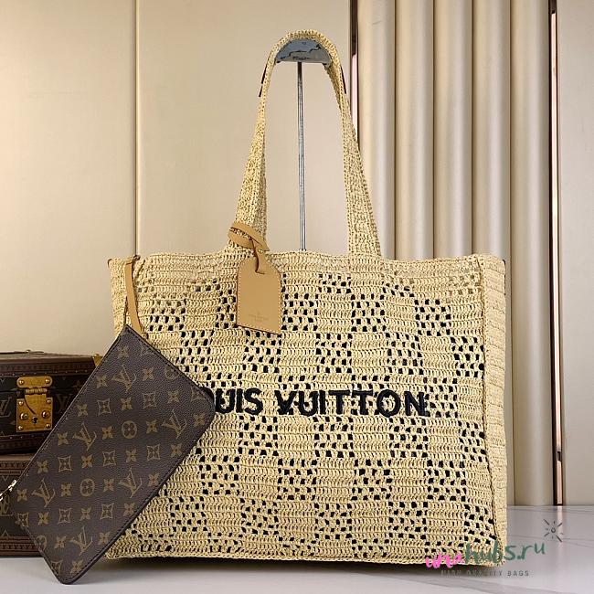 Louis Vuitton SHOPPER ONTHEGO Raffia - 44 x 32 x 17 cm - 1