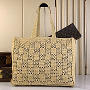 Louis Vuitton SHOPPER ONTHEGO Raffia - 44 x 32 x 17 cm - 6