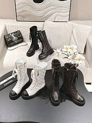 Chanel Lacd up boots - 1