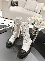 Chanel Lacd up boots - 2