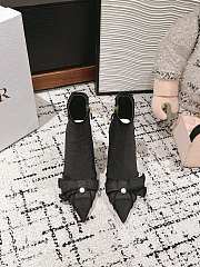 Dior Adiorable Heeled Fringed Grosgrain Ankle Boots - 3