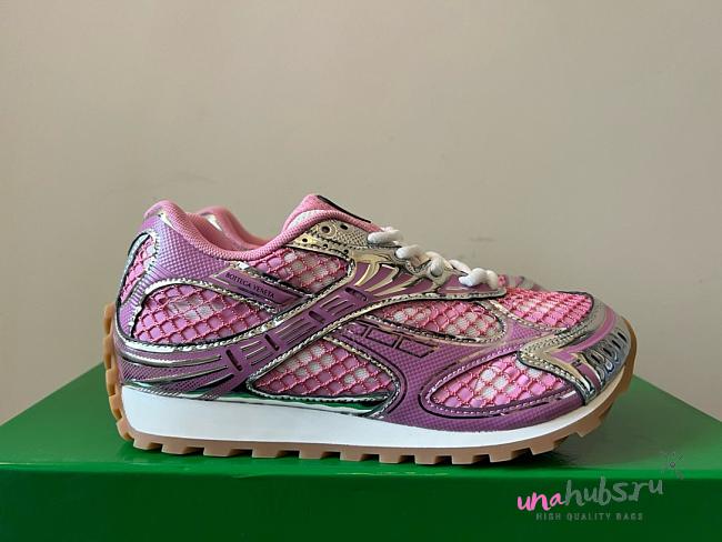 Bottega Venera Orbit Sneaker In Pink - 1