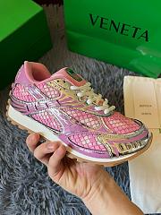 Bottega Venera Orbit Sneaker In Pink - 4