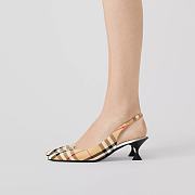 Burberry Vintage Check Slingback Pumps Beige - 2
