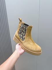 Valentino Chelsea Suede Brown Boots - 5