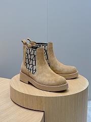 Valentino Chelsea Suede Brown Boots - 3