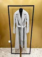 Max Mara Flared Wo coat light grey - 1