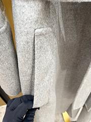 Max Mara Flared Wo coat light grey - 4